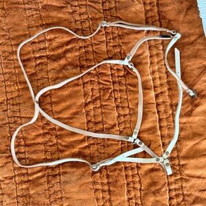 Free People LOT of 2 Leather Harnesses